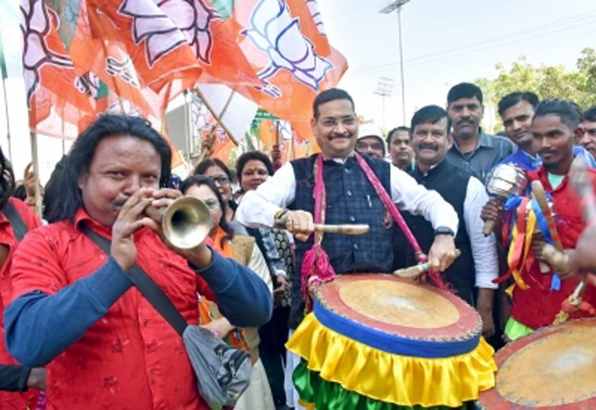 झारखंड में हेमंत सोरेन सरकार के खिलाफ भाजपा का हल्लाबोल आंदोलन